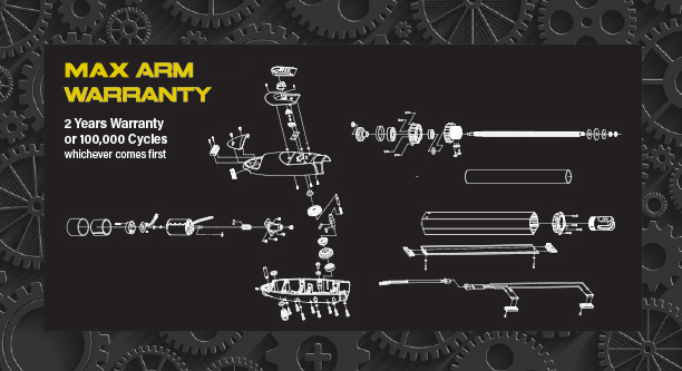 Max Arm warranty page image